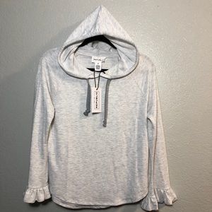 FOR THE REPUBLIC Ruffle Cuff Hoodie